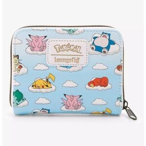 Loungefly Pokemon Sleeping Characters Mini Zipper Wallet
